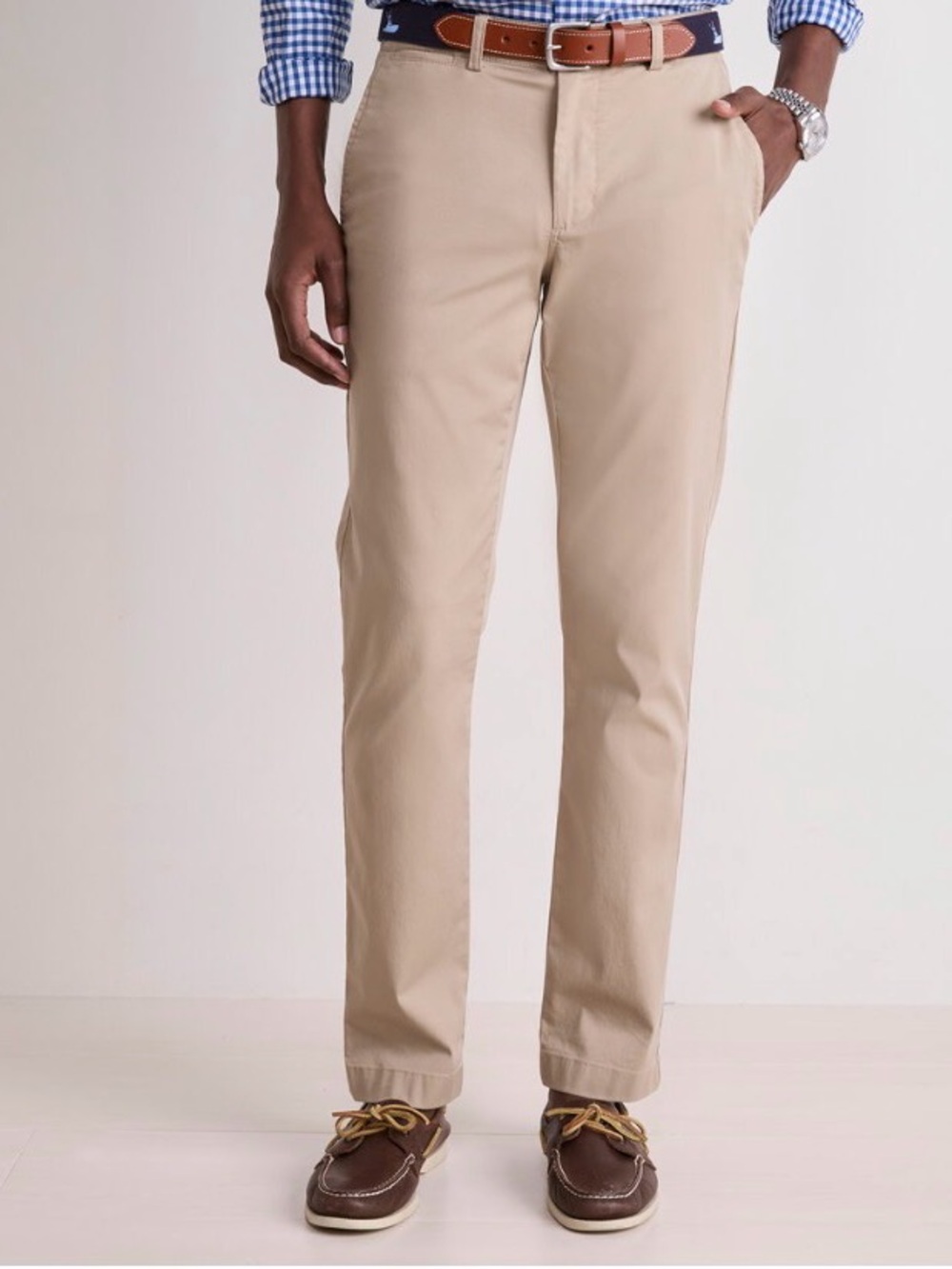 Vineyard Vines Men's Khaki Straight Chinos